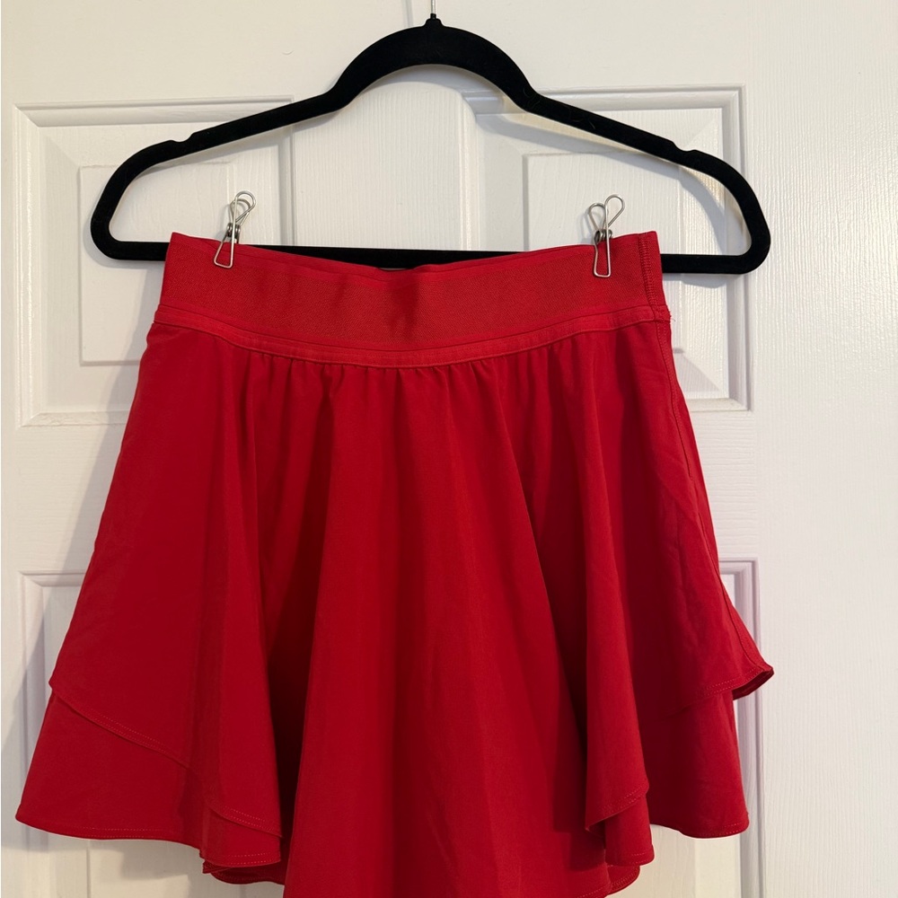 lululemon court rival high rise skirt tall